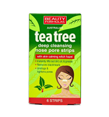 Beauty Formulas Tea Tree Deep Cleansing Nose Pore Strip